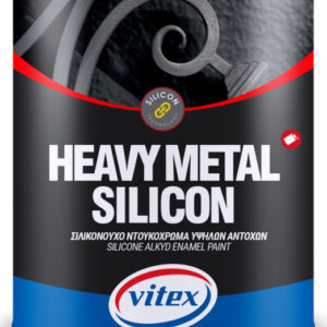Vitex Heavy Metal Silicone Σιλικονούχο Ντουκόχρωμα 749 Κυπαρισσί Γυαλιστερό 750ml