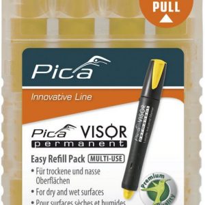 1202829 – Pica Visor Ανταλλακτικά για Pica Visor Industrial Marker Κίτρινο 4τμχ 991-44