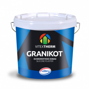 1203725 – Vitex Granikot Silicone Grafiato Σιλικονούχος Σοβάς Βάση W 25kg 2.5mm