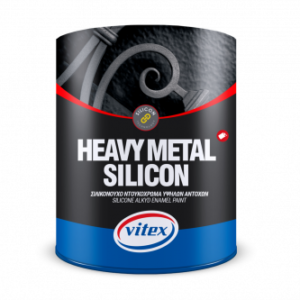 1203506 – Vitex Heavy Metal Silicone Σιλικονούχο Ντουκόχρωμα 655 Μαύρο Σατινέ 750ml