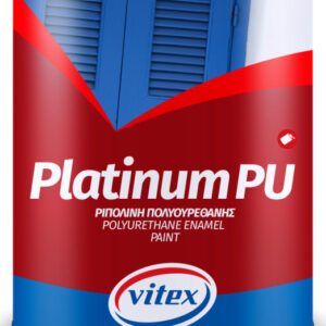 1203343 – Vitex Platinum Ριπολίνη Πολυουρεθάνης Λευκό Γυαλιστερό 0.75lt
