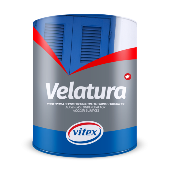 1203492 – Vitex Velatura Υπόστρωμα Βερνικοχρωμάτων Για Ξύλινες Επιφάνειες Λευκό 375ml
