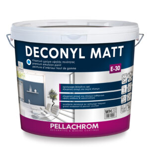 1200234 – Pellachrom Deconyl Matt Πλαστικό Χρώμα 3lt Λευκό