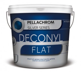 1200238 – Pellachrom Deconyl Flat Πλαστικό Χρώμα 10lt Λευκό