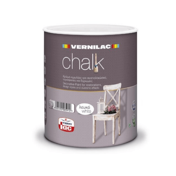 1400078 – Vernilac Chalk Paint Χρώμα Κιμωλίας Βάση TR 375ml
