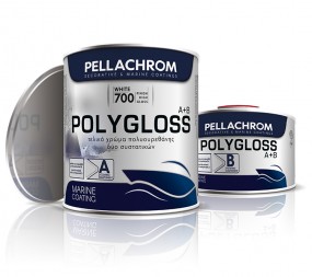 1700013 – Pellachrom Polygloss Χρώμα Πολυουρεθάνης Δύο Συστατικών 750ml Λευκό