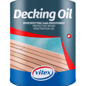 Vitex Decking Oil Προστατευτικό Λάδι Εμποτισμού ʼχρωμο 2.5lt