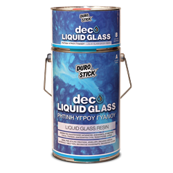 1400045 – Durostick Deco Liquid Glass Ρητίνη Υγρού Γυαλιού 375gr