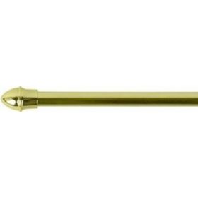 1202518 – Κουρτινόβεργα Φ7mm  Επεκτινόμενη 80/100cm Χρυσό Γυαλιστερό