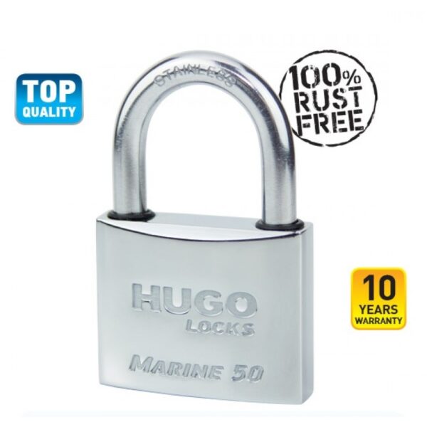 1202318 – Hugo Locks 60127 Marine 40mm Λουκέτο Ναυτιλιακής Χρήσης