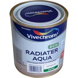 Vivechrom Radiater Aqua Χρώμα Νερού Καλοριφέρ SATIN 0.75lt