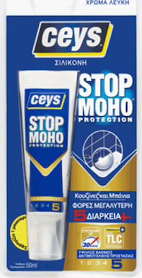 1200125 – Ceys STOP MOHO Σιλικόνη Αντιμουχλική Λευκή 50ml