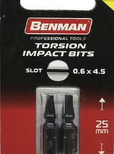 1201309 – Benman Σετ Μύτες Ίσιες 0.6×4.5x25mm 74935 2τμχ