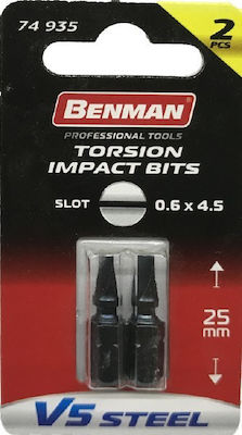 1201309 – Benman Σετ Μύτες Ίσιες 0.6×4.5x25mm 74935 2τμχ
