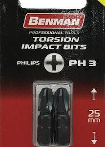 1201294 – Benman Σετ Μύτες PH 3x25mm 74930 2τμχ