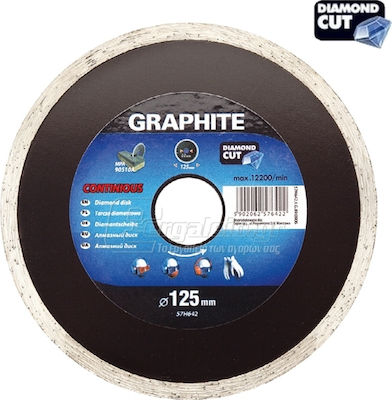 1201273 – Graphite Δίσκος Κοπής Δομικών Υλικών 125mm 57H642