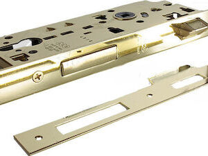 AGB Κλειδαριά Κυλίνρου 852.45 Χρυσό Τετράγωνη 45mm