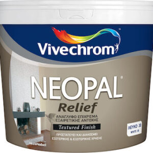 1203779 – Vivechrom Neopal Relief Λευκό 15kg