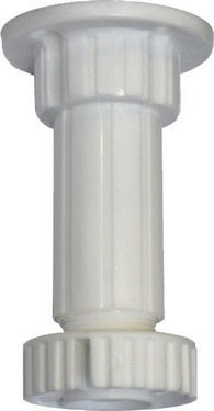 1205615 – Πόδι Επίπλων Πλαστικό 10cm Λευκό