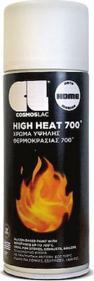 1205604 – Cosmos Lac Σπρέι Βαφής Θερμοκρασίας High Heat 400ml Λευκό