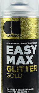 1202804 – Cosmos Lac Σπρέι Βαφής Ακρυλικό Easy Max Glitter Gold 400ml