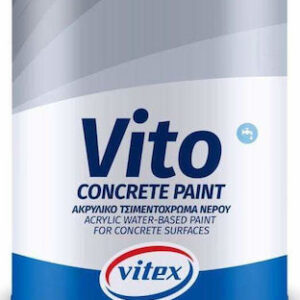 1202201 – Vitex Τσιμεντόχρωμα Ακρυλικό Vito Concrete Paint 0.75lt Ανθρακί 985
