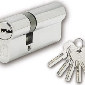 1202327 – Martin 07591 Κύλινδρος Ασφαλείας 90mm (30×60) 5 Κλειδιά Νικελέ