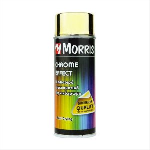 Morris Chrome Effect Σπρέι Βαφής Χρυσό με Γυαλιστερό Εφέ 400ml 28536