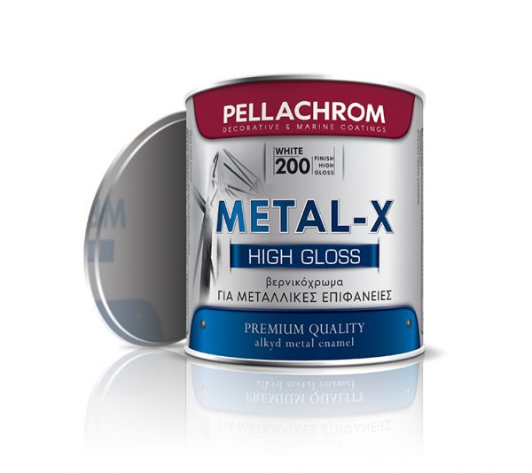 Pellachrom Metal-X Βερνικόχρωμα Μεταλλικών Επιφανειών 0.375lt N.291 Ral 9006 Ασημί
