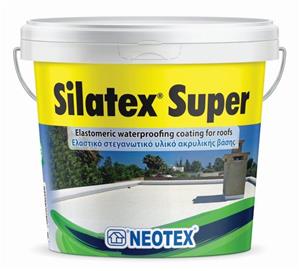 Neotex Silatex Μονωτικό Ταράτσας Aκρυλικό Λευκό 12kg