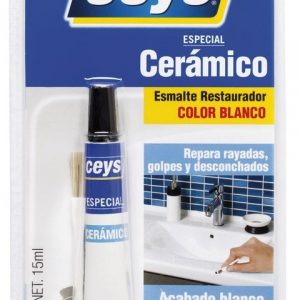 Ceys Ceramico Σμάλτο Επιδιόρθωσης Λευκό Σωληνάρι 15ml