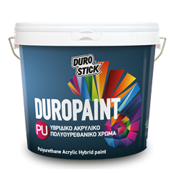 Durostick Duropaint-PU Υβριδικό Ακρυλικό Πολυουρεθανικό Χρώμα Λευκό 10lt