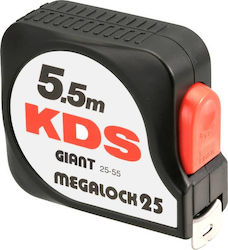 KDS Giant Megalock Μετροταινία 5.5m x 25mm
