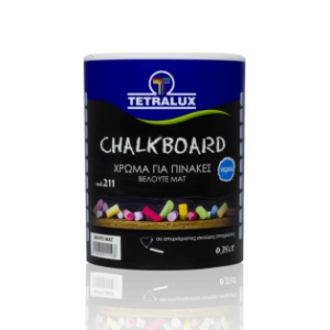 Tetralux Chalkboard Χρώμα Για Μαυροπίνακες Μαύρο Ματ 750ml