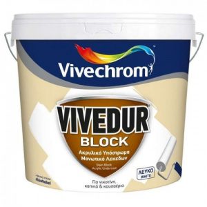 Vivechrom Vivedur Block Ακρυλικό Υπόστρωμα Μονωτικό Λεκεδων Νερού 750ml