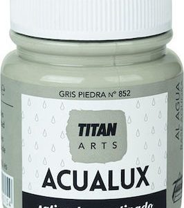 Titan Aqualux Satin Ακρυλικό Χρώμα Ζωγραφικής Νερού 100ml Gris Piedra 852