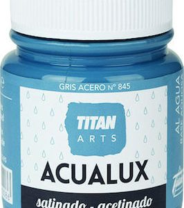 Titan Aqualux Satin Ακρυλικό Χρώμα Ζωγραφικής Νερού 100ml Gris Acero 845