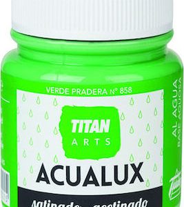 Titan Aqualux Satin Ακρυλικό Χρώμα Ζωγραφικής Νερού 100ml Verde Pradera 858