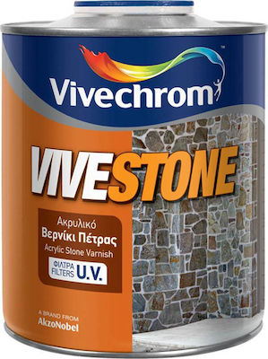 Vivechrom Ακρυλικό Βερνίκι Πέτρας Vivestone 0.75lt