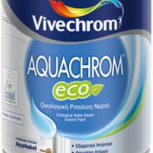 Vivechrom Aquachrom eco Ριπολίνη Νερού Σατινέ Βάση TR Έγχρωμο 2.25lt