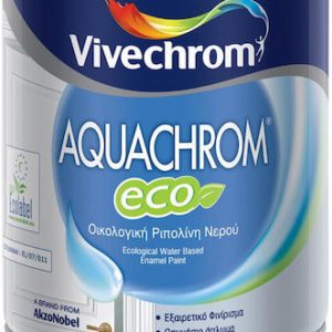 Vivechrom Aquachrom Eco Ριπολίνη Νερού Γυαλιστερό 30 Λευκό 2.5lt