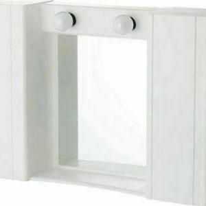 Καθρέπτης Λευκός Μπάνιου Με Φώς IRIS 63x43x9.5cm