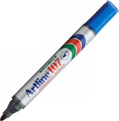 Artline 107 Μαρκαδόρος Ανεξίτηλος 1,5mm Μπλέ