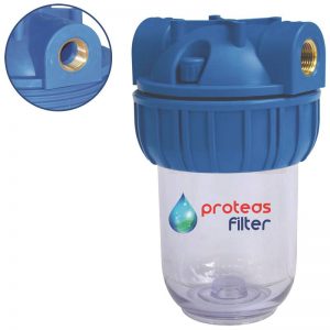 Proteas Φίλτρο Νερού Παροχής + Κλειδί + Βάση 1/2 5''
