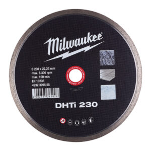 Milwaukee DHTi 230 διαμαντόδισκος με turbo αυλάκωση για κεραμικά πλακίδια και πέτρες Φ230