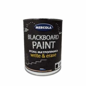 Χρώμα μαυροπίνακα μαύρο ματ 750ml Mercola