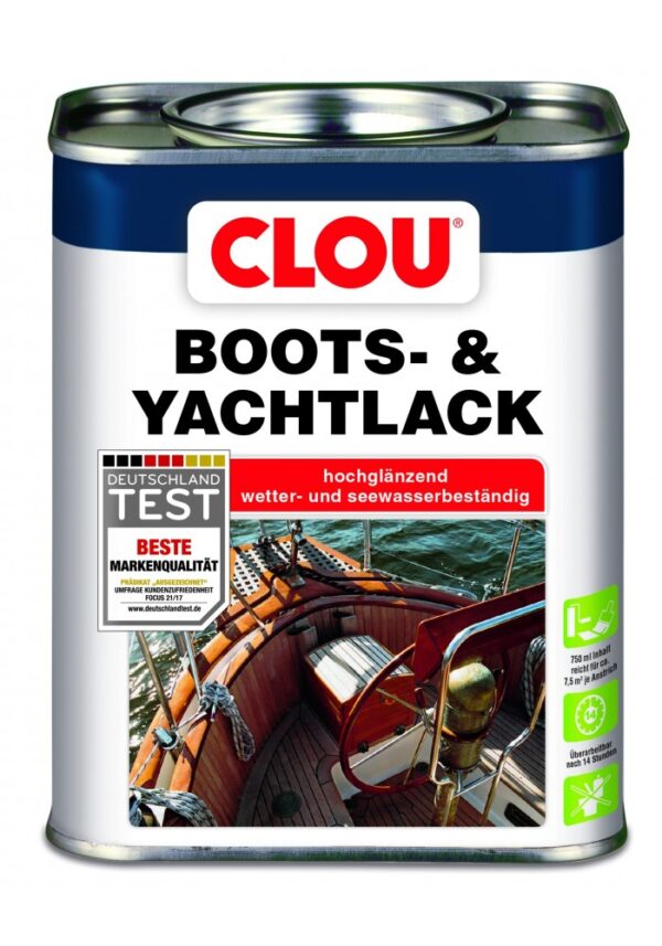 Clou boots & yachtlack βερνίκι θαλάσσης άχρωμο γυαλιστερό 0,75lt