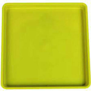 Viomes Linea Ν.592 Πιάτο Γλάστρας Τετράγωνο Κιτρινοπράσινο