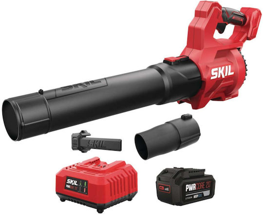 Φυσητήρας Χειρός 20V Skil 0331CA + 1 Μπαταρία 5Ah + φορτιστή μέγιστη ταχύτητα αέρα 175km/h