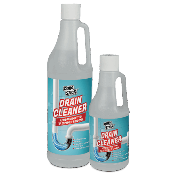Durostick DRAIN CLEANER Αποφρακτικό υγρό για σωλήνες και σιφώνια 1500gr